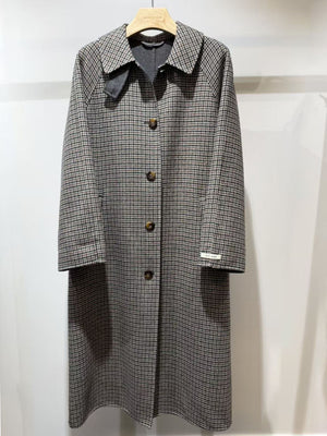 Wool Check Liv Coat