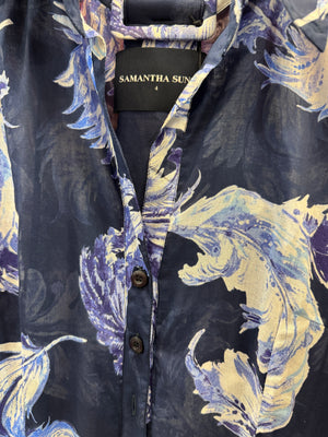 Aster Feather Musola Dress