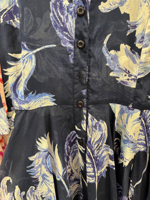 Aster Feather Musola Dress