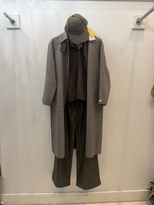 Wool Check Liv Coat