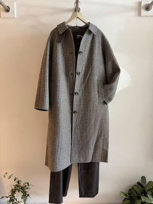 Wool Check Liv Coat