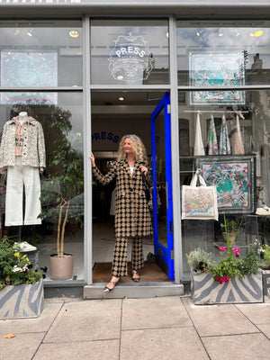 Black Gold LOGOS Wool Coat