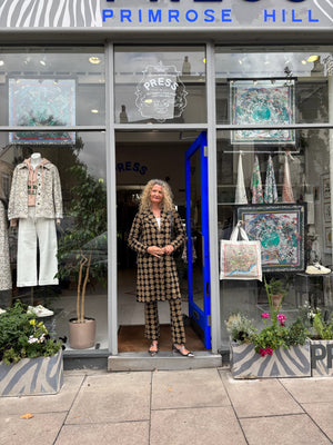 Black Gold LOGOS Wool Coat