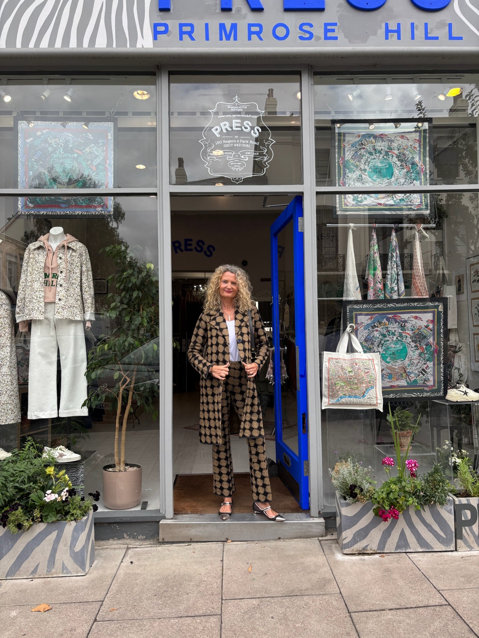 Black Gold LOGOS Wool Coat