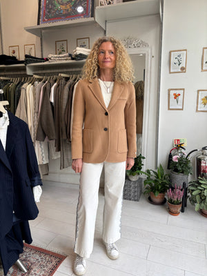 Harriett Wool Blazer Camel