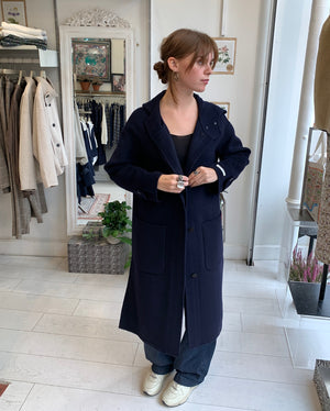 Navy Duflo Coat
