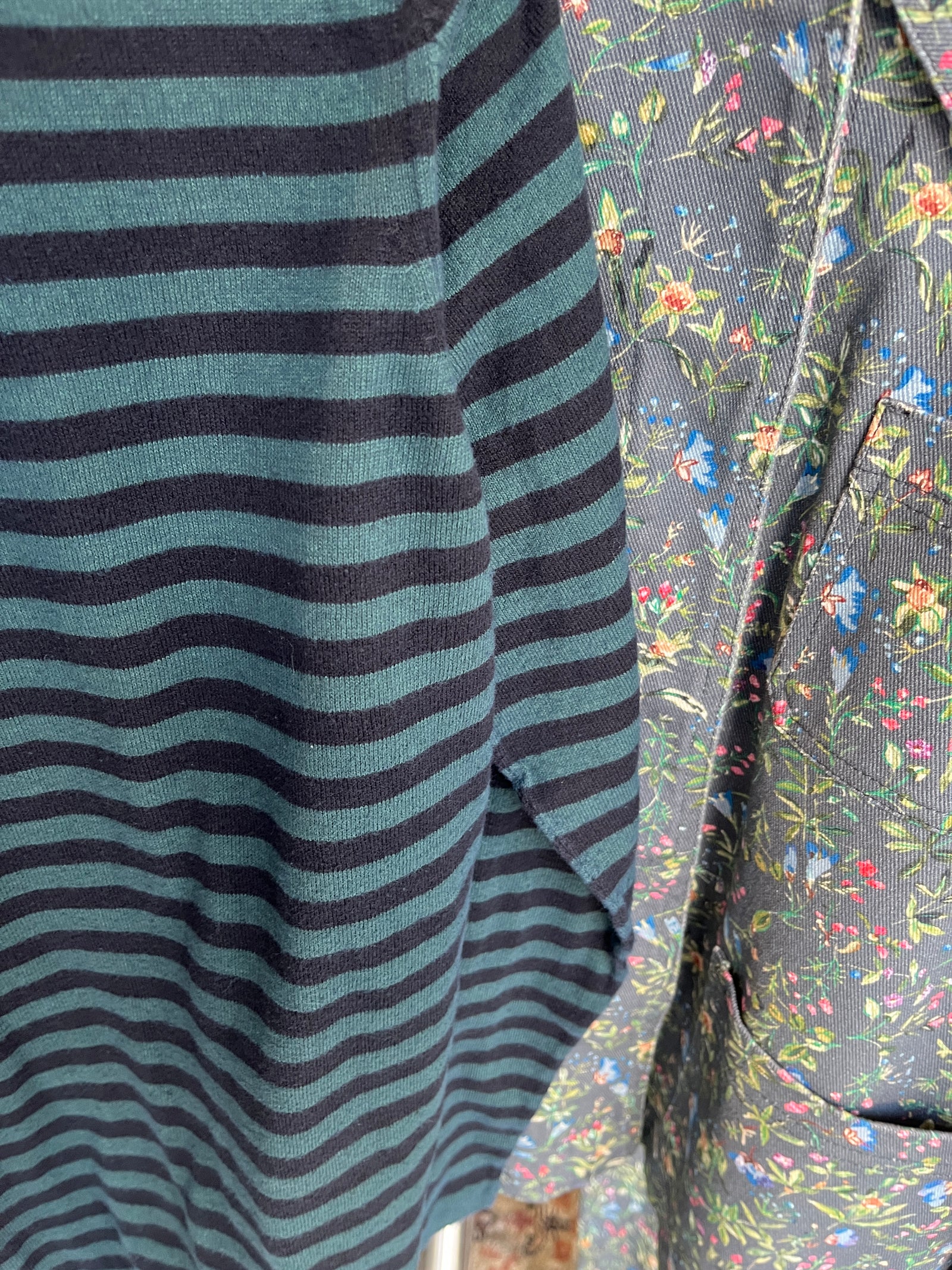 Forest Breton Stripe Long-Sleeve Tee