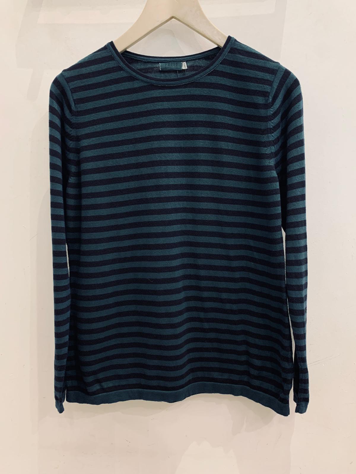 Forest Breton Stripe Long-Sleeve Tee