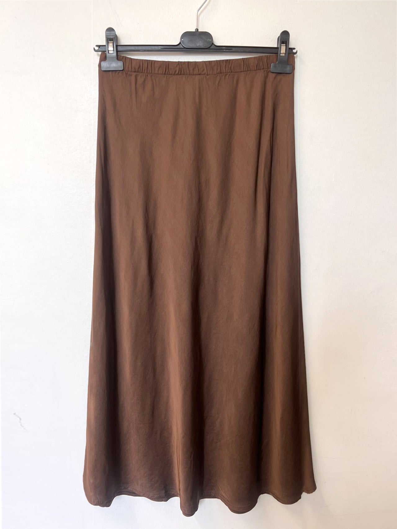Satin Brown Skirt