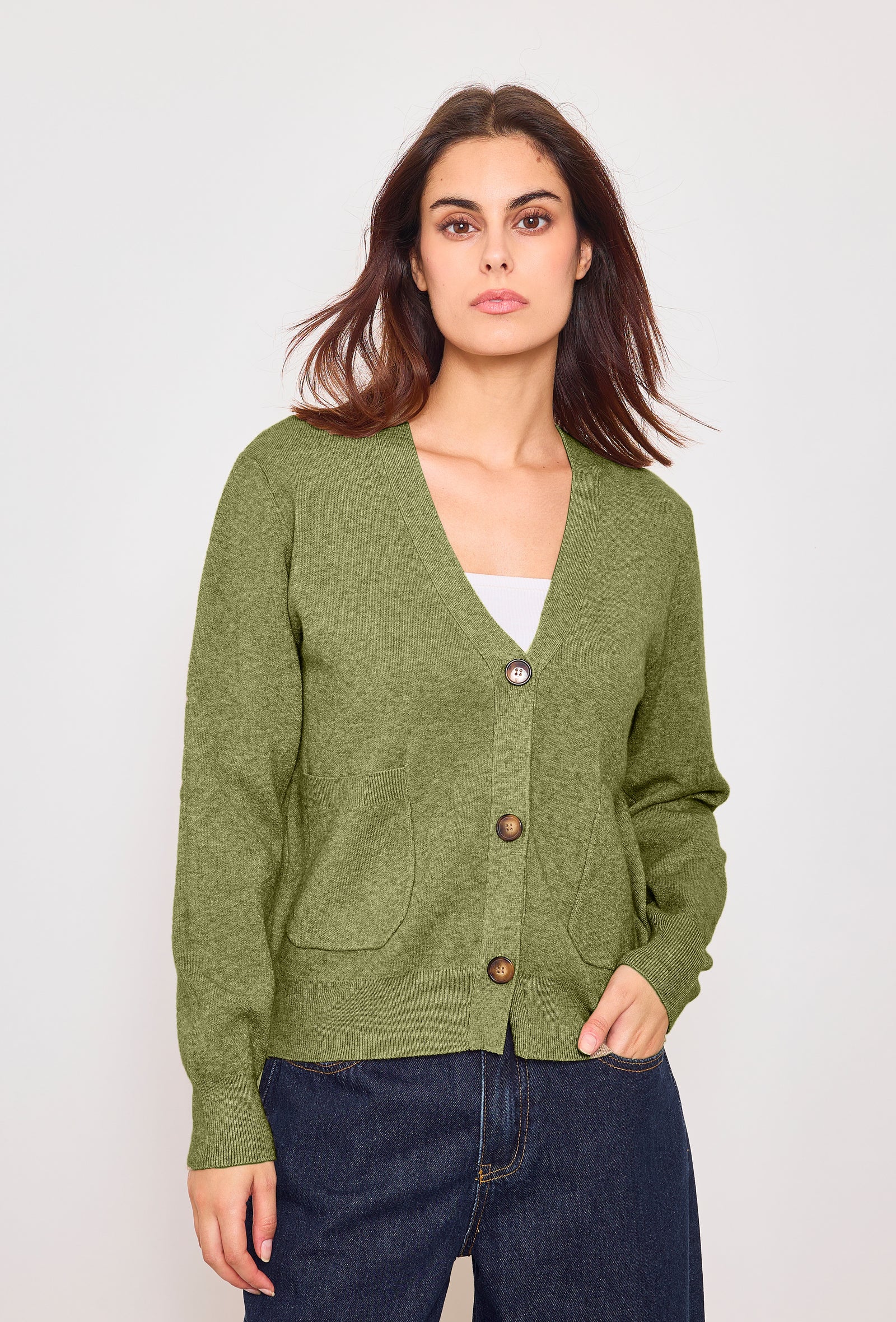 Green Sandra Cardigan