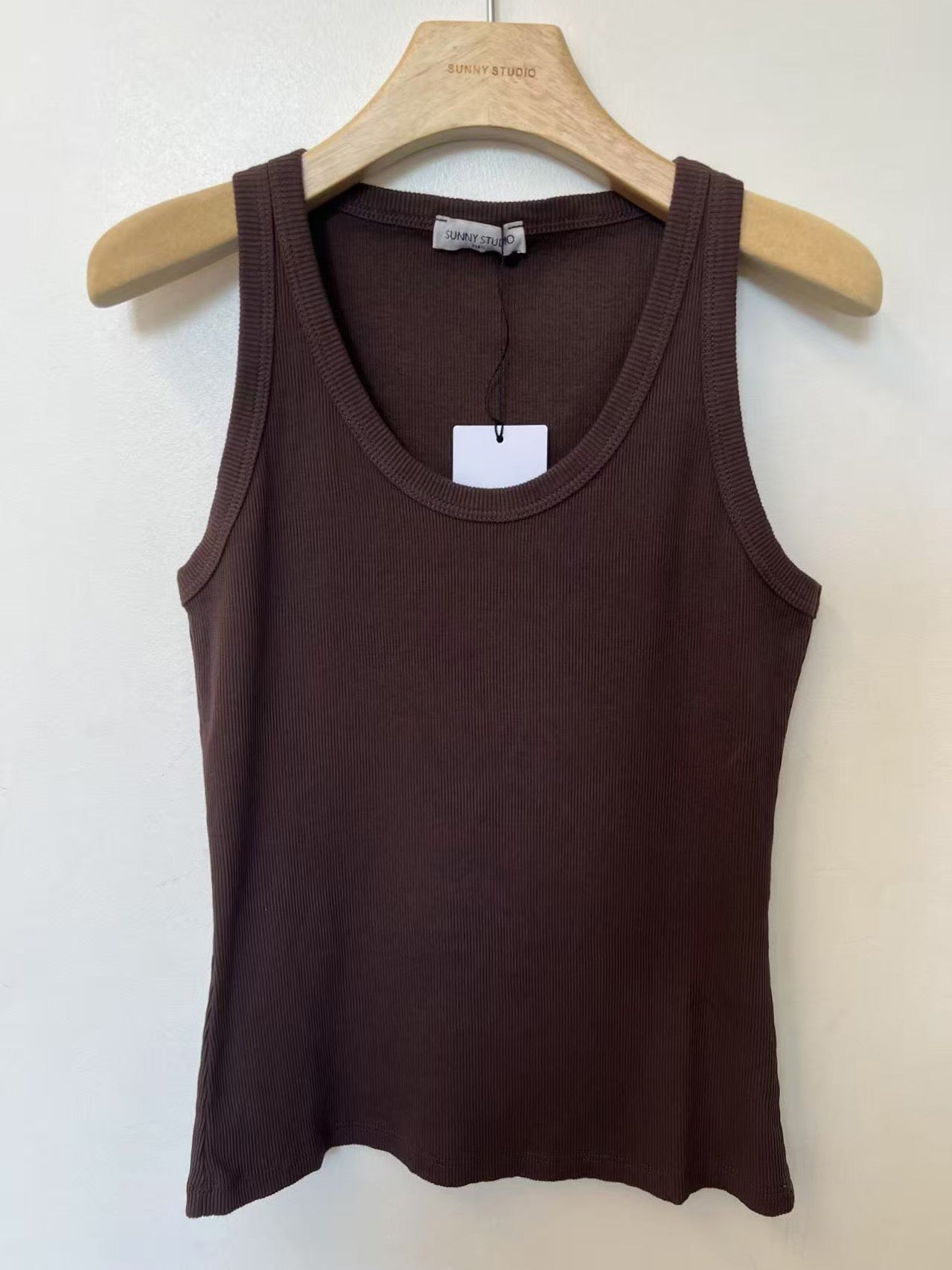 Brown Rib Tank - PRESS Primrose Hill