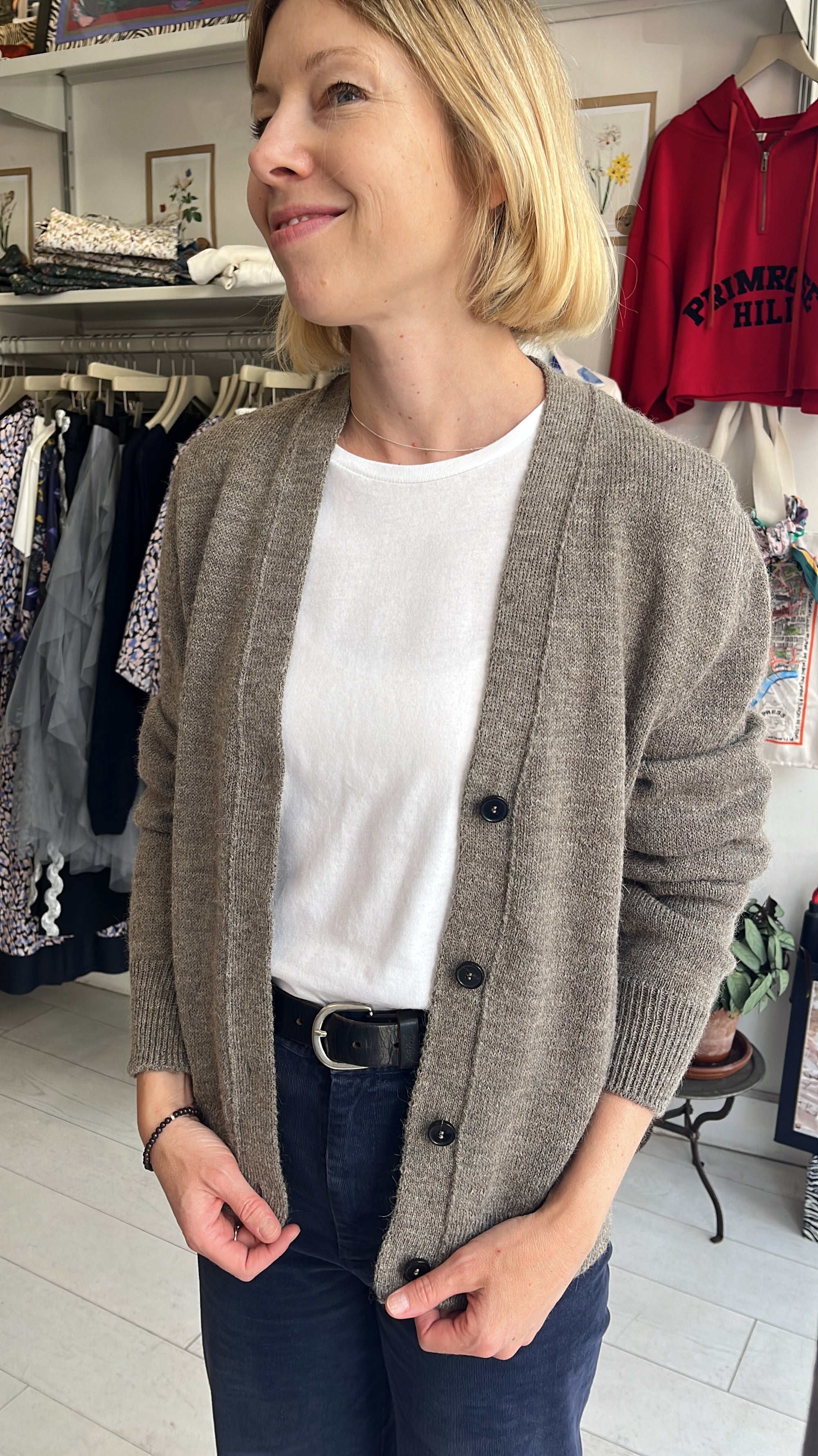 Beige Angie Cardigan
