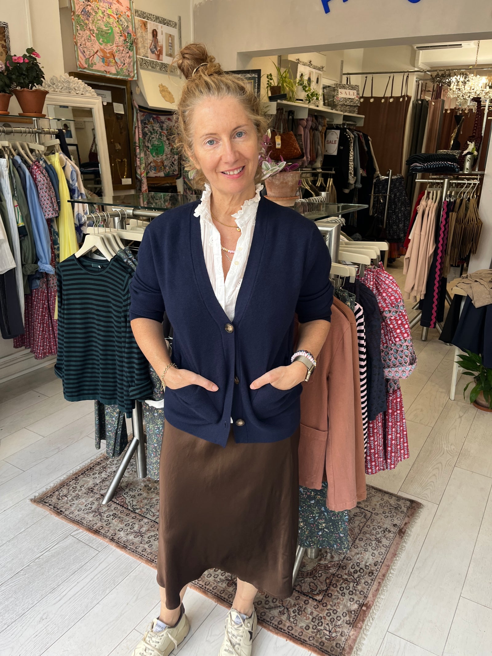 Navy Sandra Cardigan