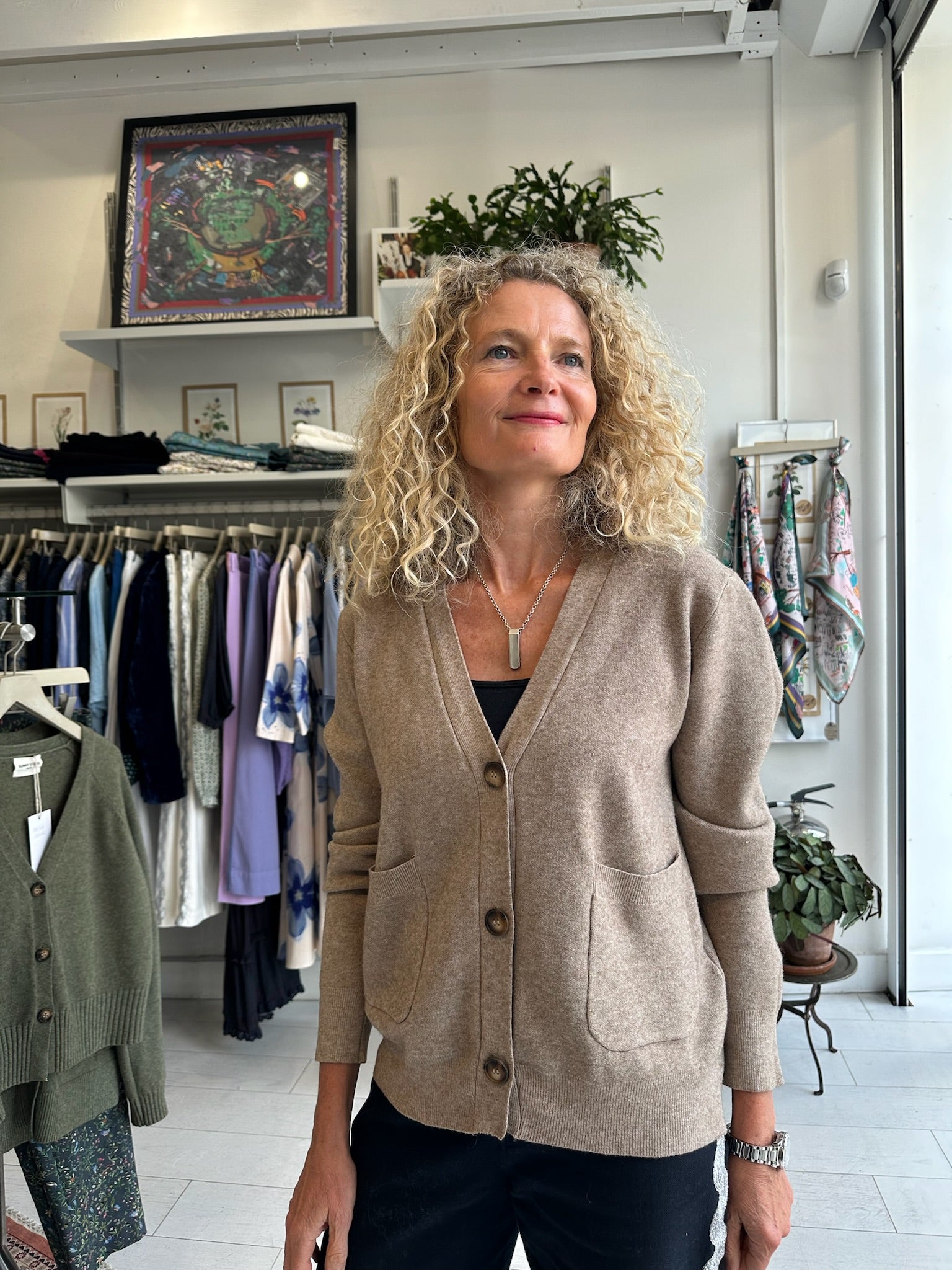 Beige Angie Cardigan