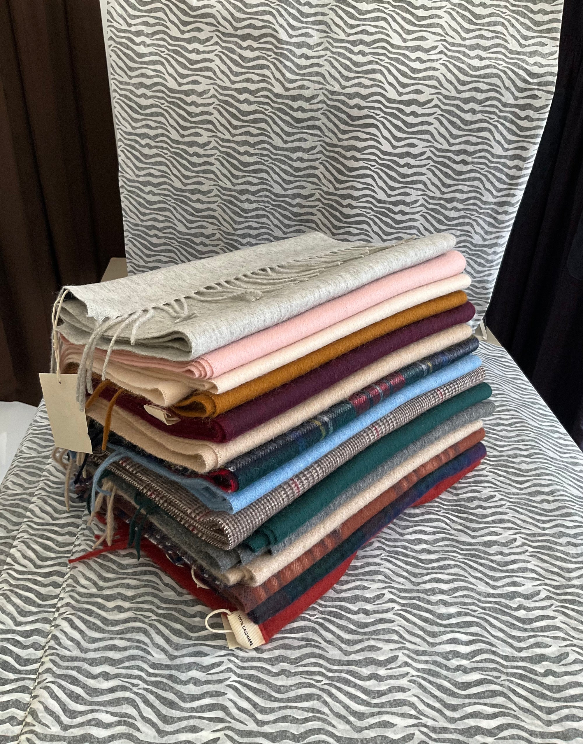 Cashmere Fringed Scarf