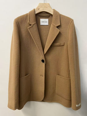 Harriett Wool Blazer Camel