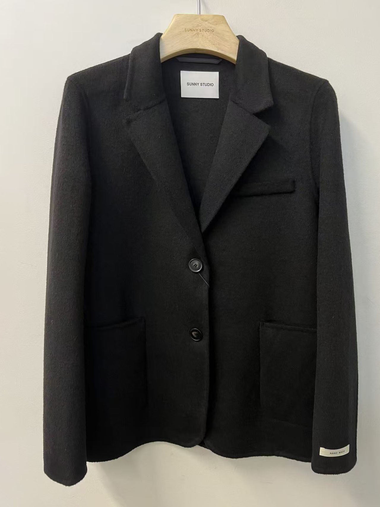 Black Harriett Wool Blazer