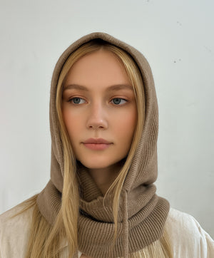 Knitted HOOD 'Cagoule'