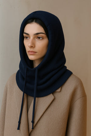 Knitted HOOD 'Cagoule'