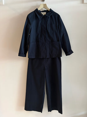 Pelli Navy Botanical Cotton Jacket