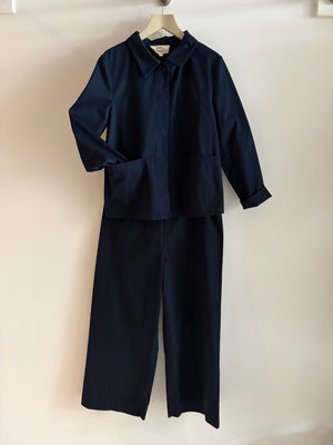 Navy O/D Botanical Sailor Tux Pants