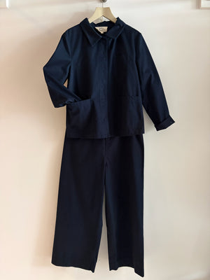 Pelli Navy Botanical Cotton Jacket