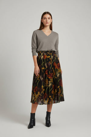 Zeller Rambrandt Wool Skirt