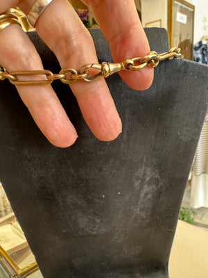 Vintage Pinchbeck T-Bar Necklace