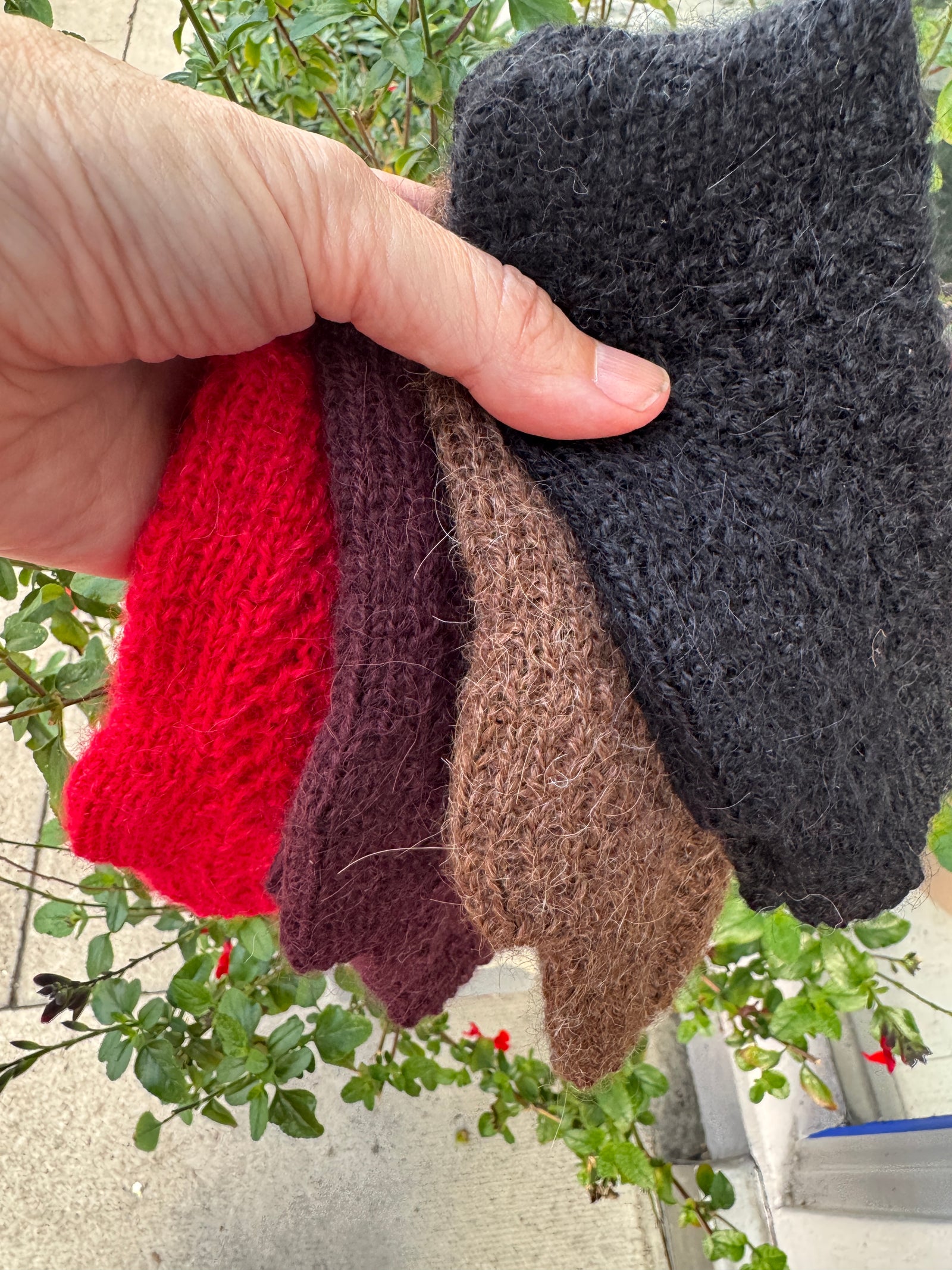 Gotland Hand-knit Fingerless Gloves