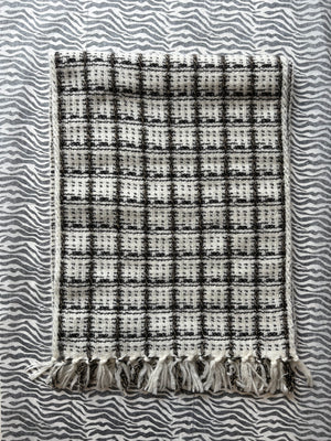 Check Cashmere Scarf