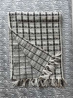 Check Cashmere Scarf