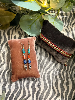 Assorted Colour Vintage Earrings