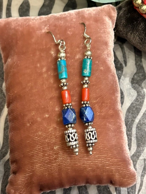 Assorted Colour Vintage Earrings