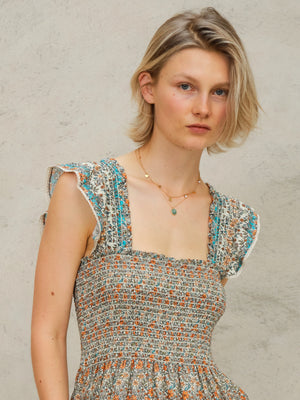 JACI PRINT MAXI S/DRESS