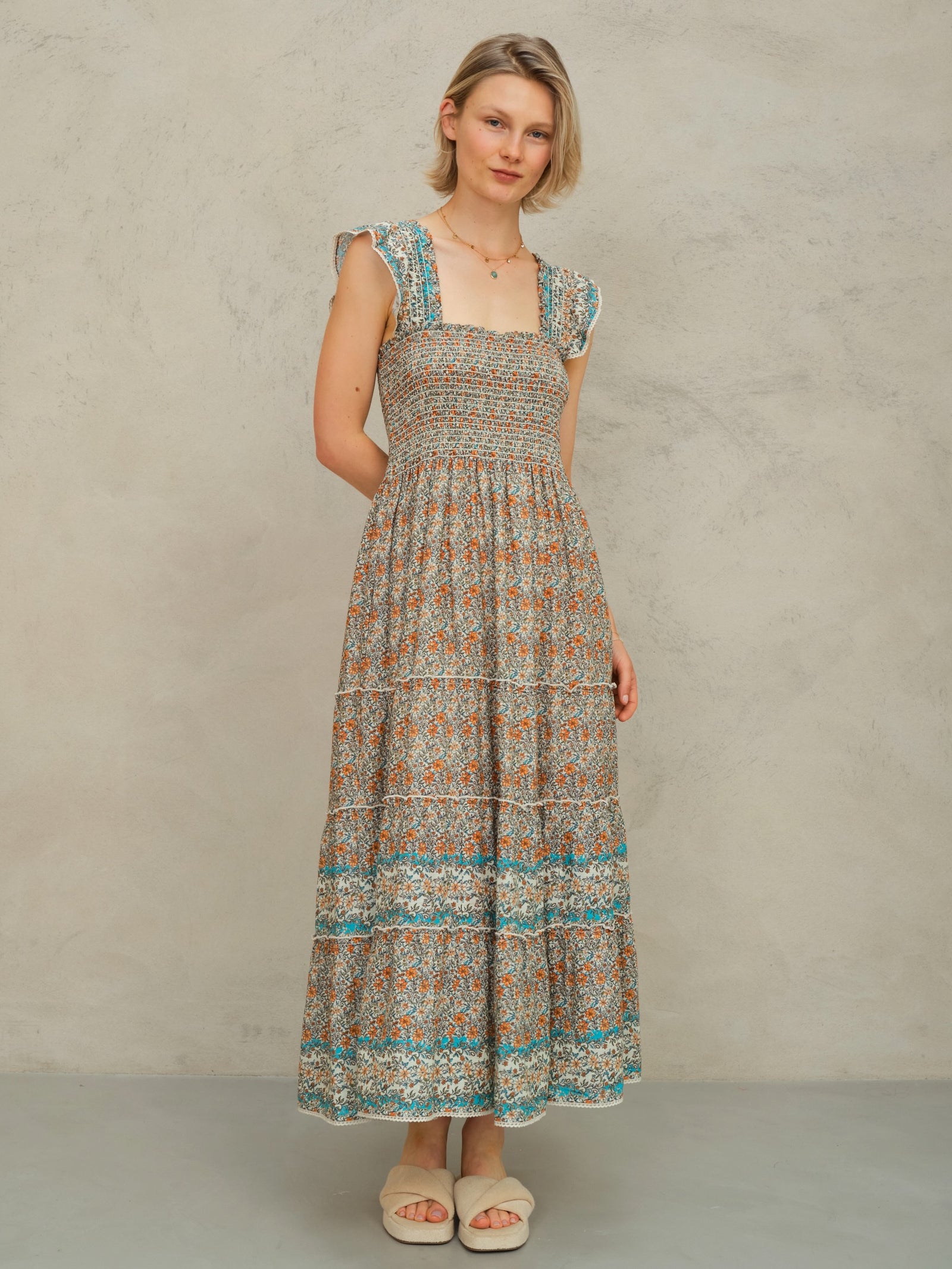 JACI PRINT MAXI S/DRESS