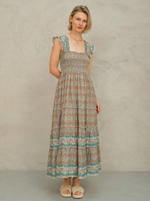 JACI PRINT MAXI S/DRESS