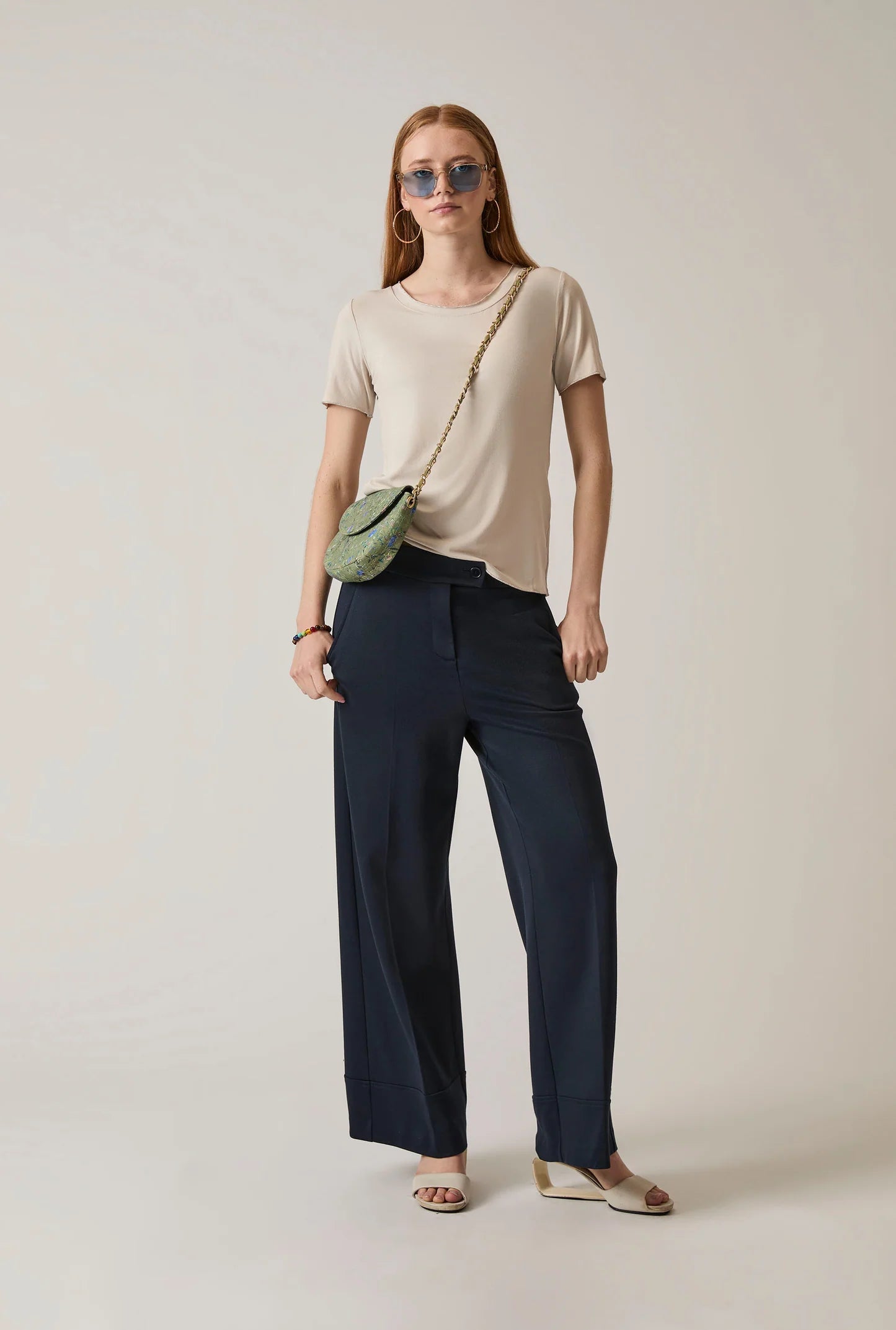 Tailored  Navy Trouser