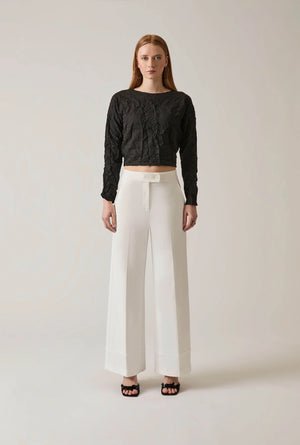 Tailored White Trouser