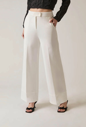 Tailored White Trouser