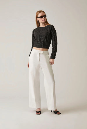 Tailored White Trouser
