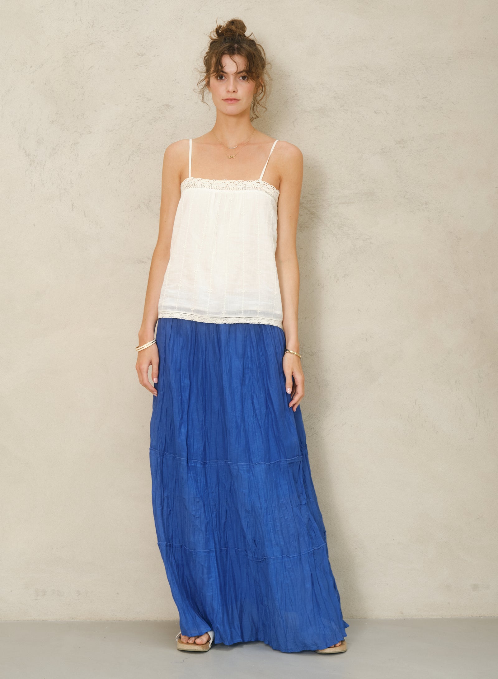 Blue Kora Maxi Skirt