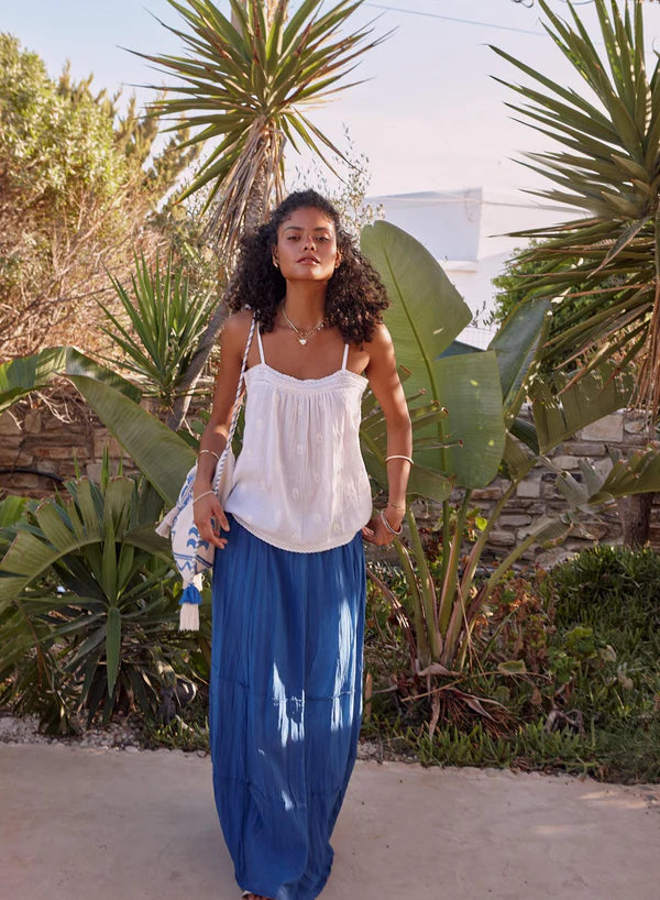 Blue Kora Maxi Skirt