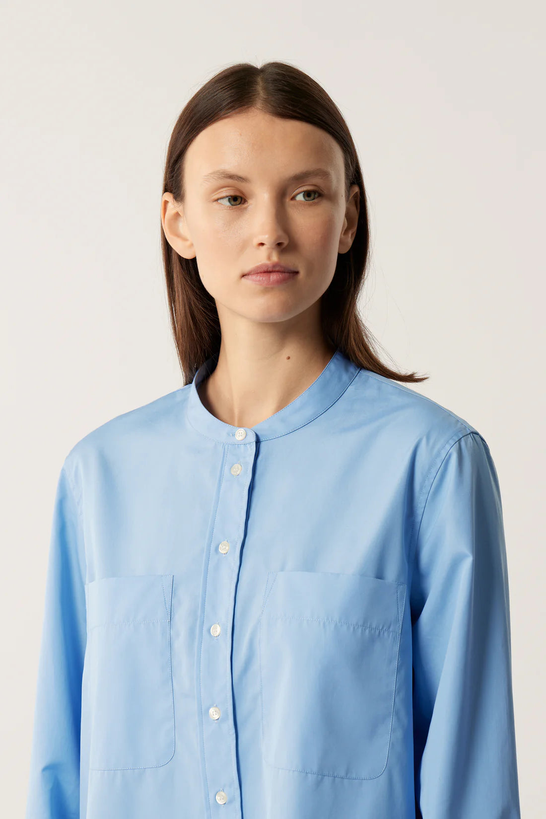 Blue Cotton Laurette Shirt