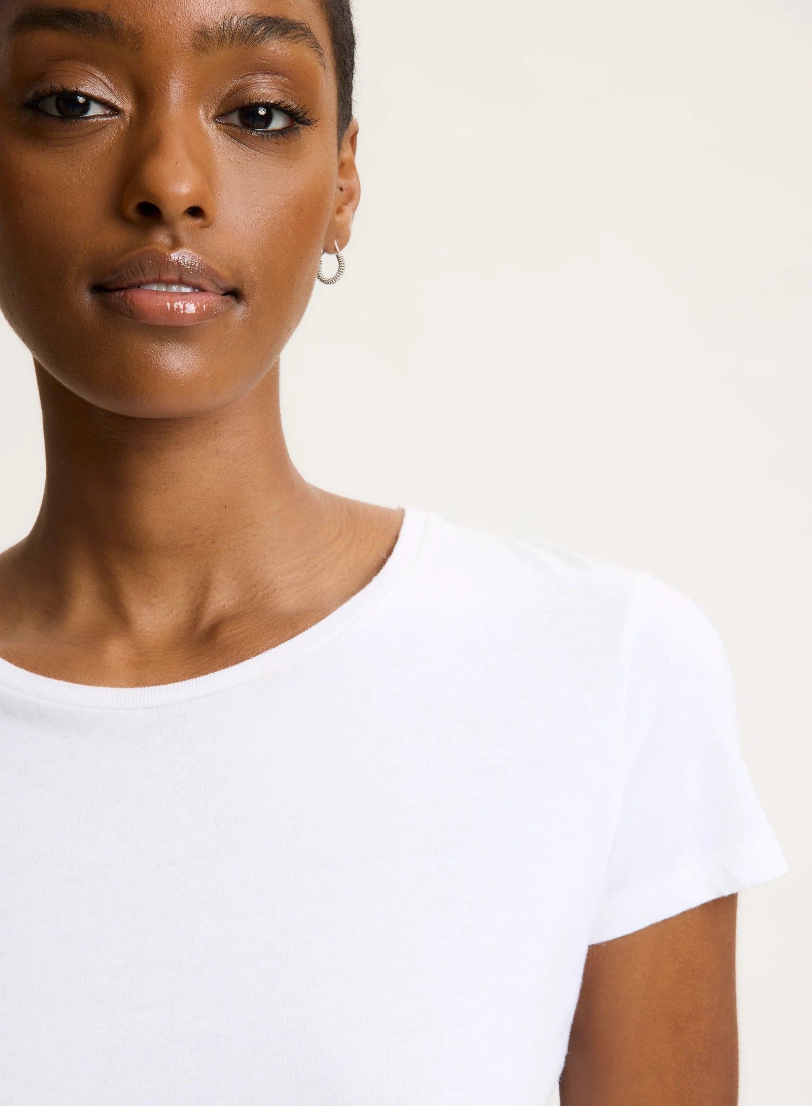 Jamie White Organic Cotton Tee