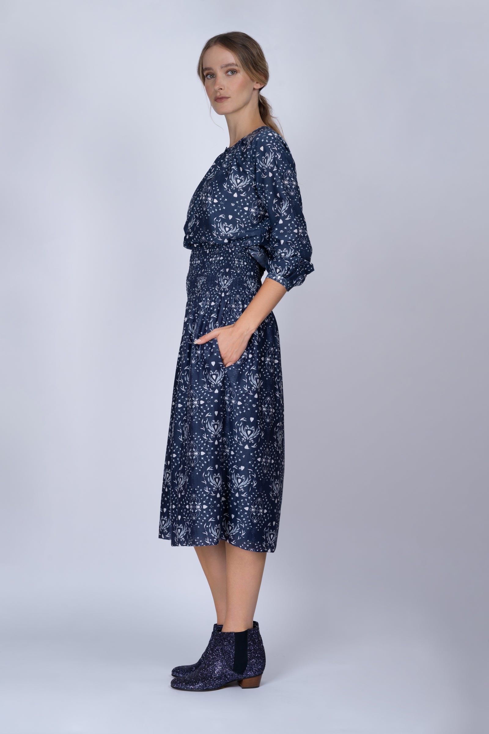 Heartwood Sara silk-cotton skirt - PRESS Primrose Hill