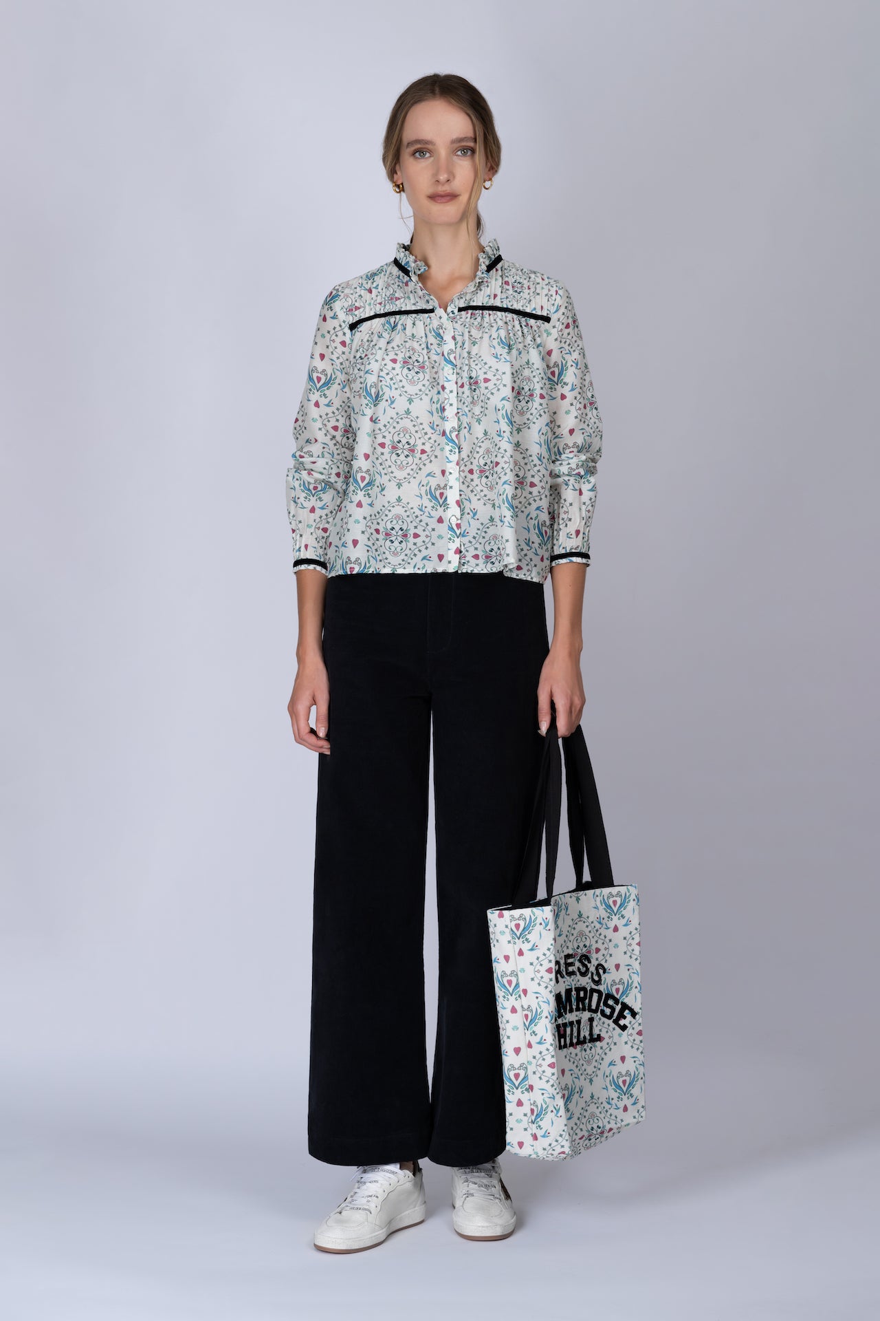 Black-Anthracite Sailor Pincord Pant - PRESS Primrose Hill