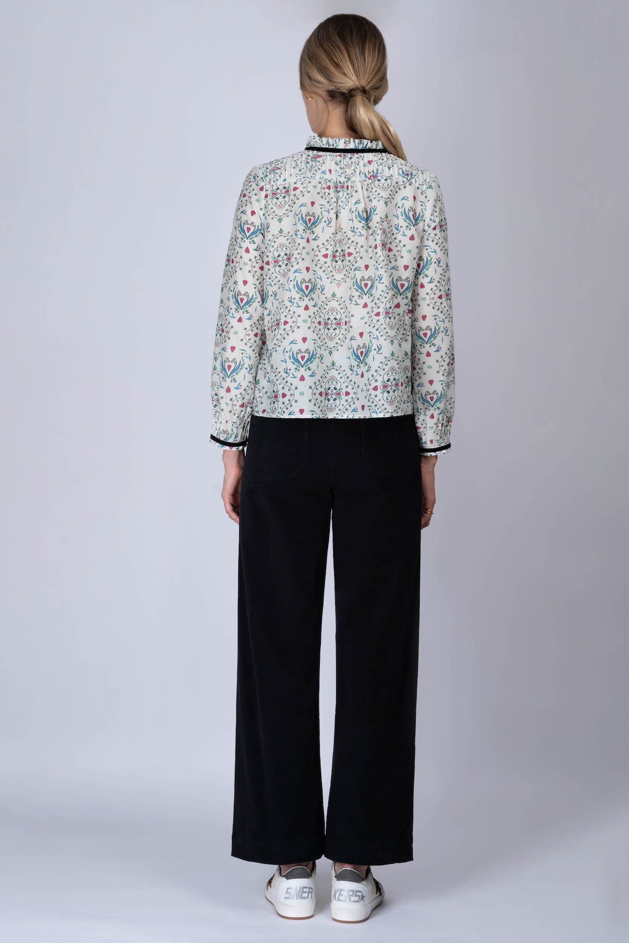 Black-Anthracite Sailor Pincord Pant - PRESS Primrose Hill