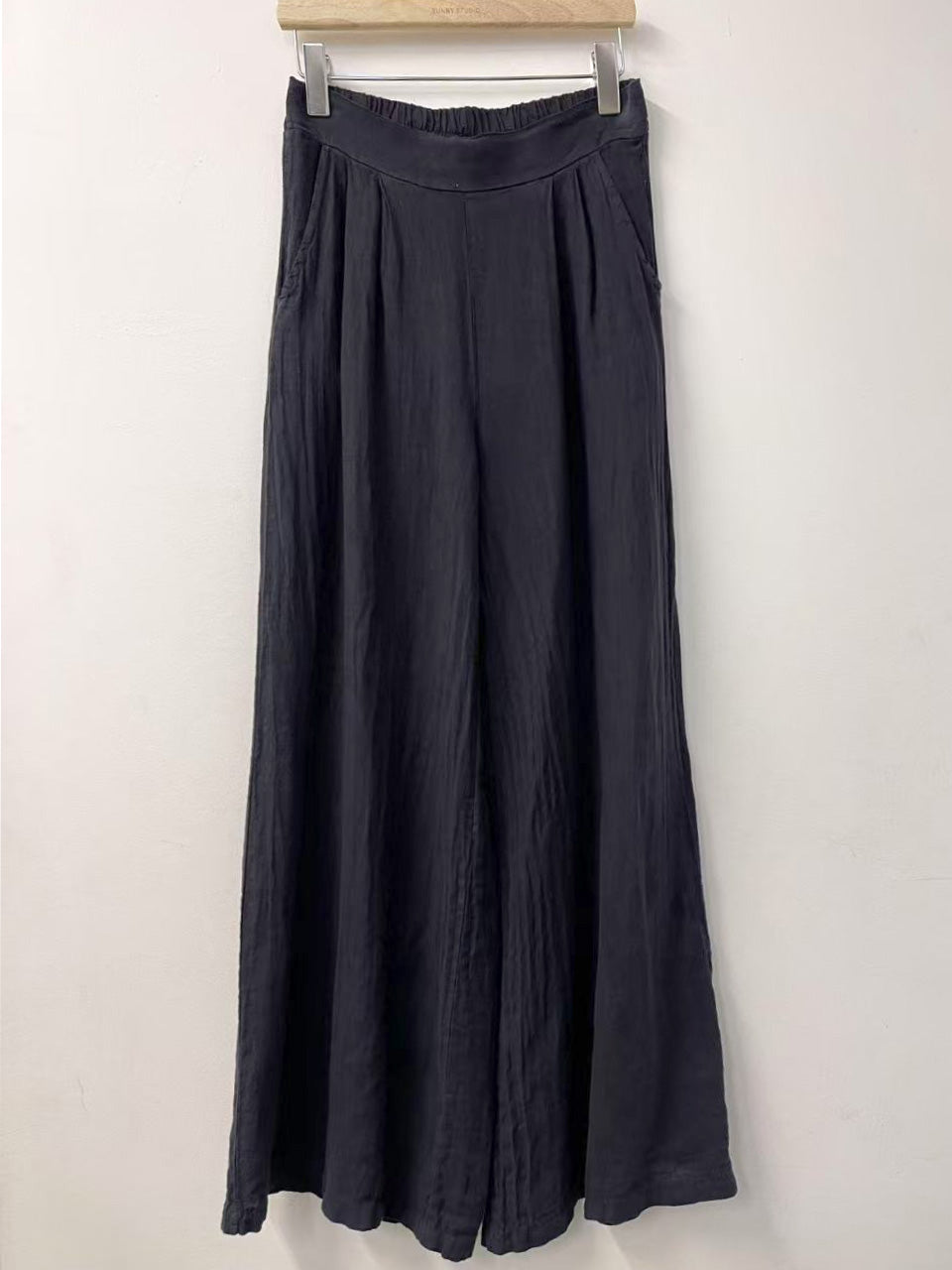 Navy Linen Trouser