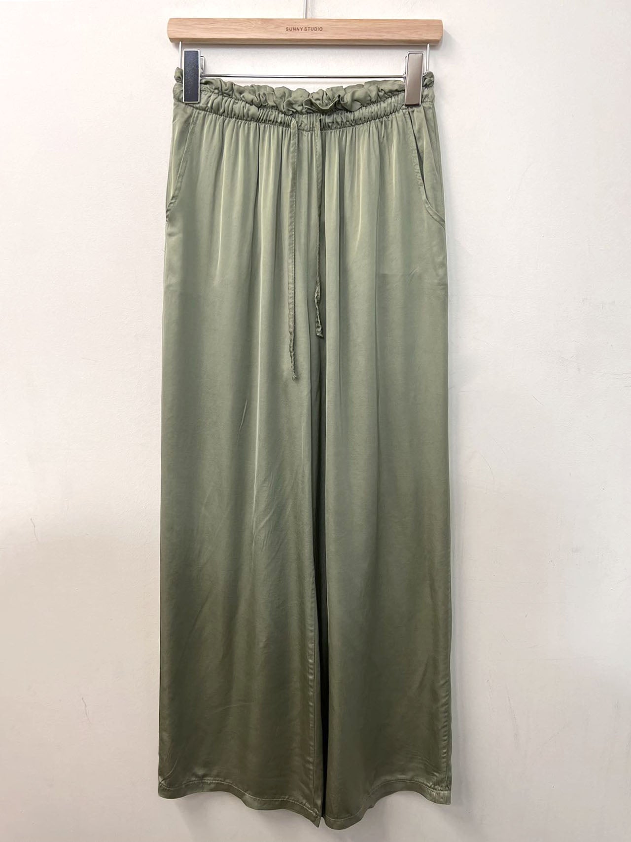 Satin Joggers | Navy | Green | Pink