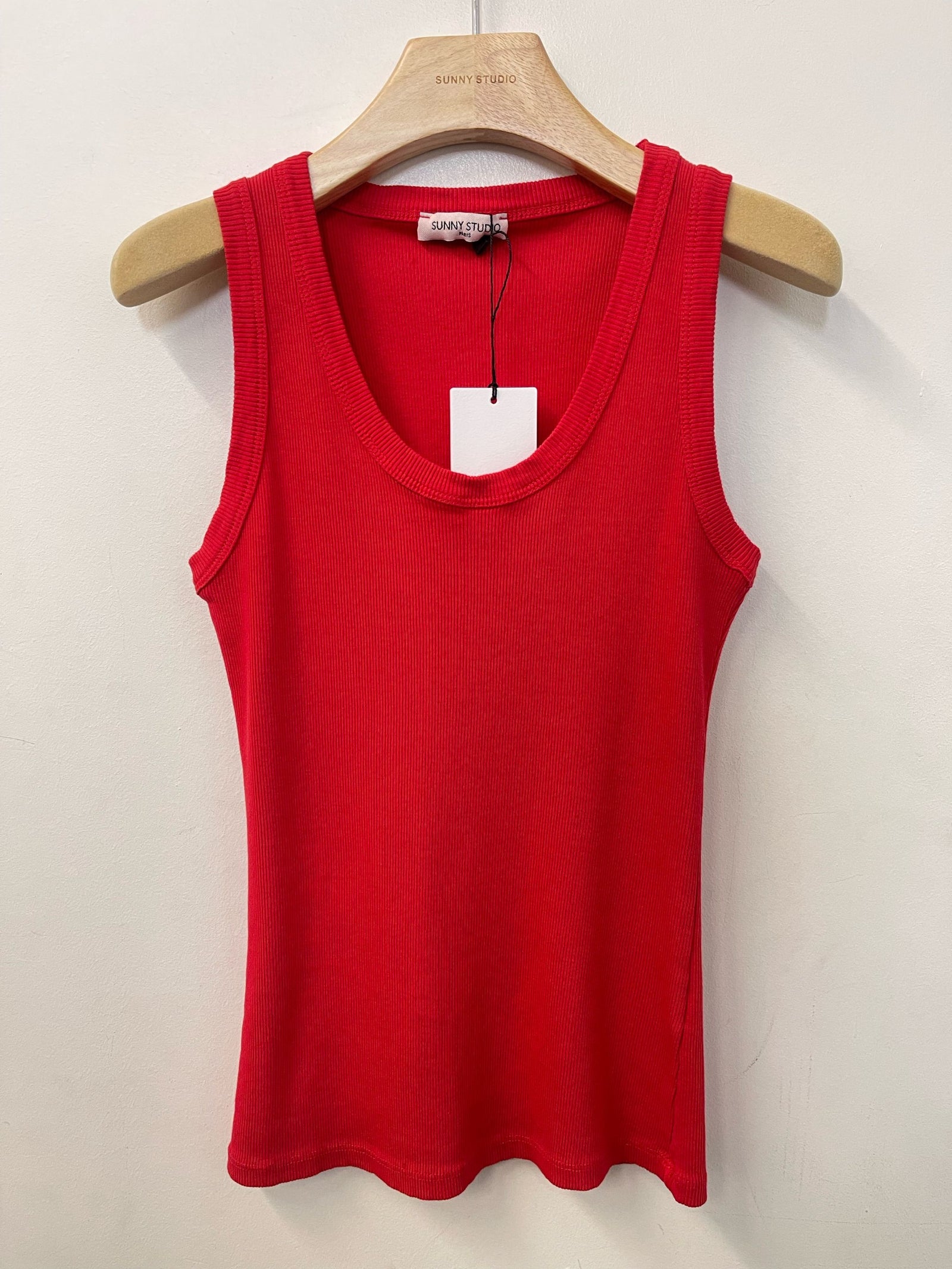 Red Rib Tank - PRESS Primrose Hill
